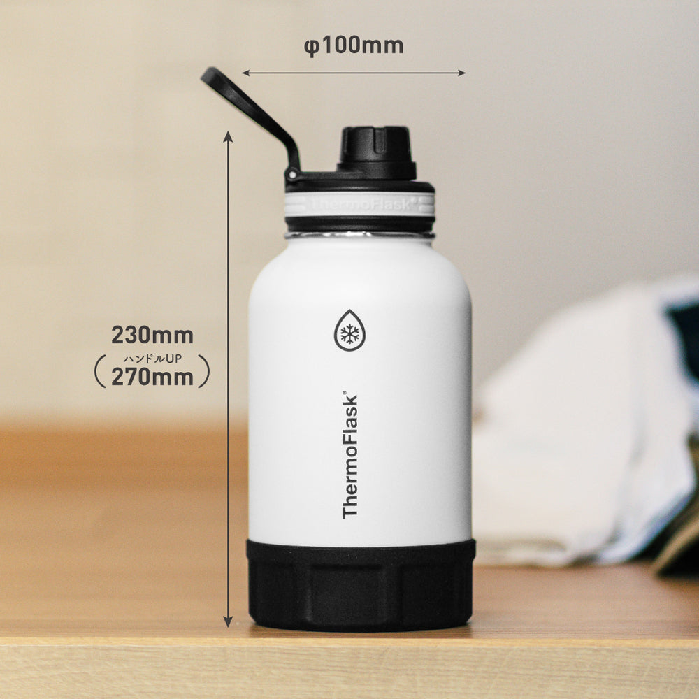 Takeya Actives 断熱ステンレススチールウォーターボトル 注ぎ口蓋付き 32オンス ブラッシュ