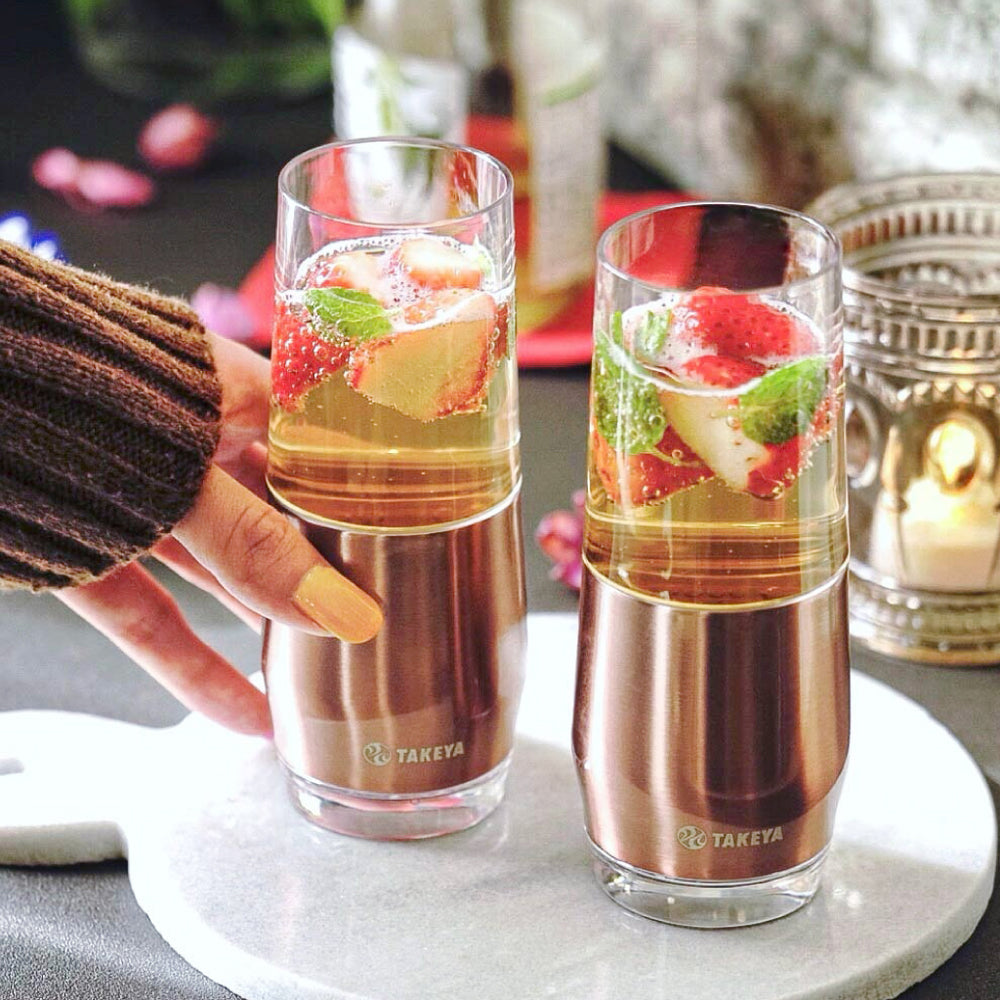 タクヤ出品 タケヤ デュオ シャンパンフルート 207ml 2個セット TAKEYA – TAKEYA